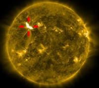 Erupční aktivita 24. slunečního cyklu narostla